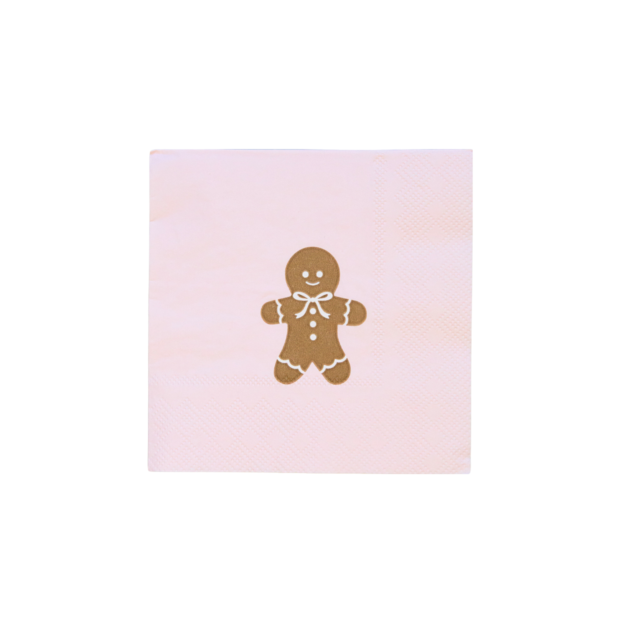 Pink Gingerbread Cocktail Napkins