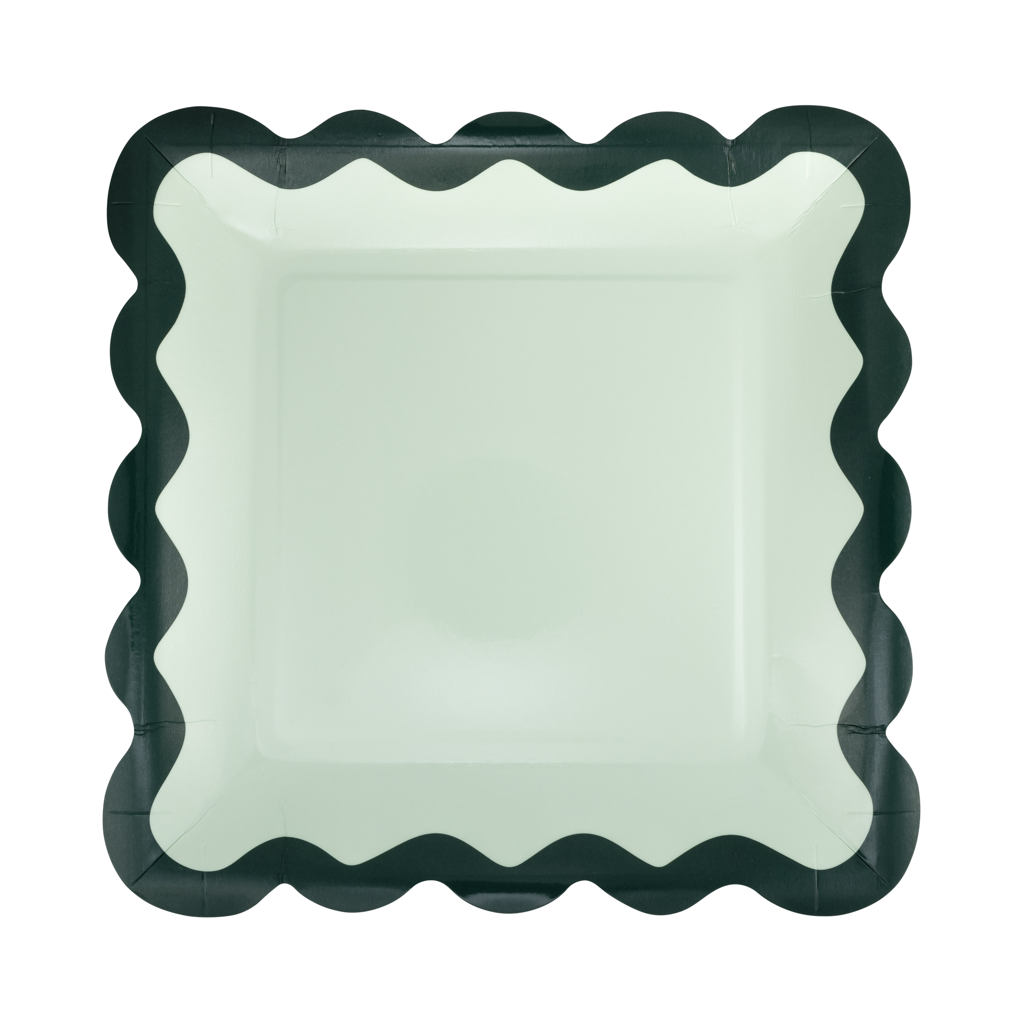 Scalloped Christmas Plate Set