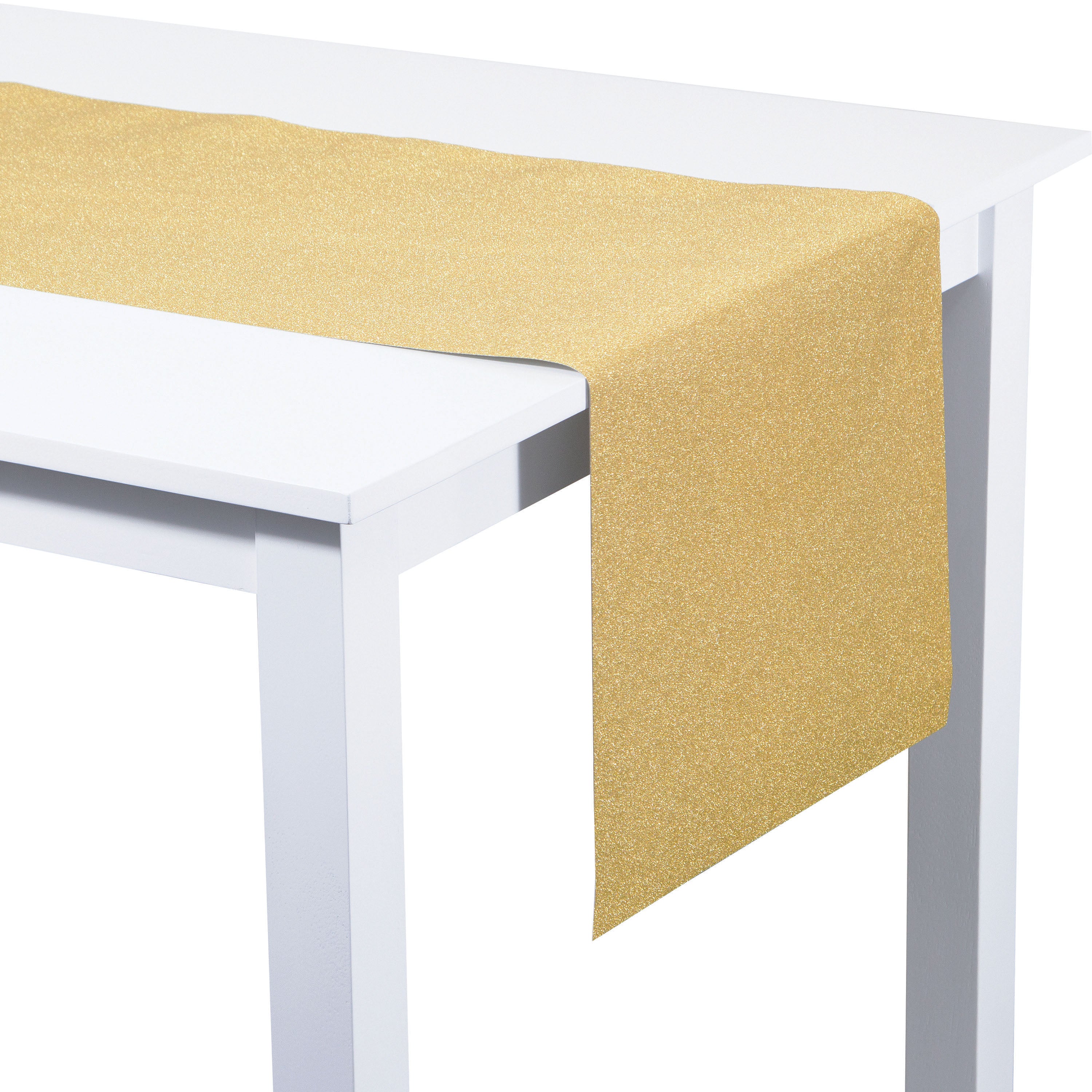 Gold Glitter Table Runner