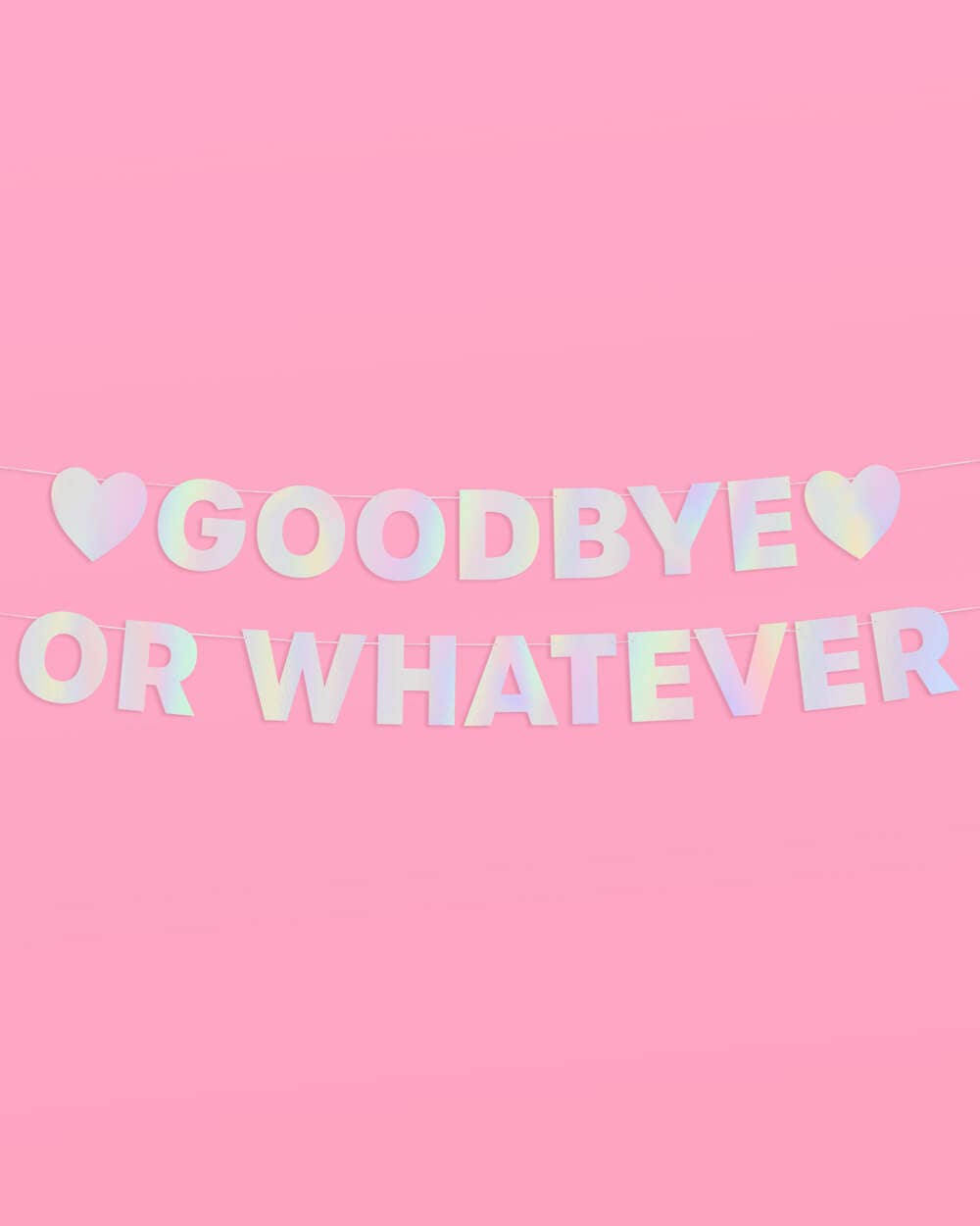 Goodbye or Whatever Banner