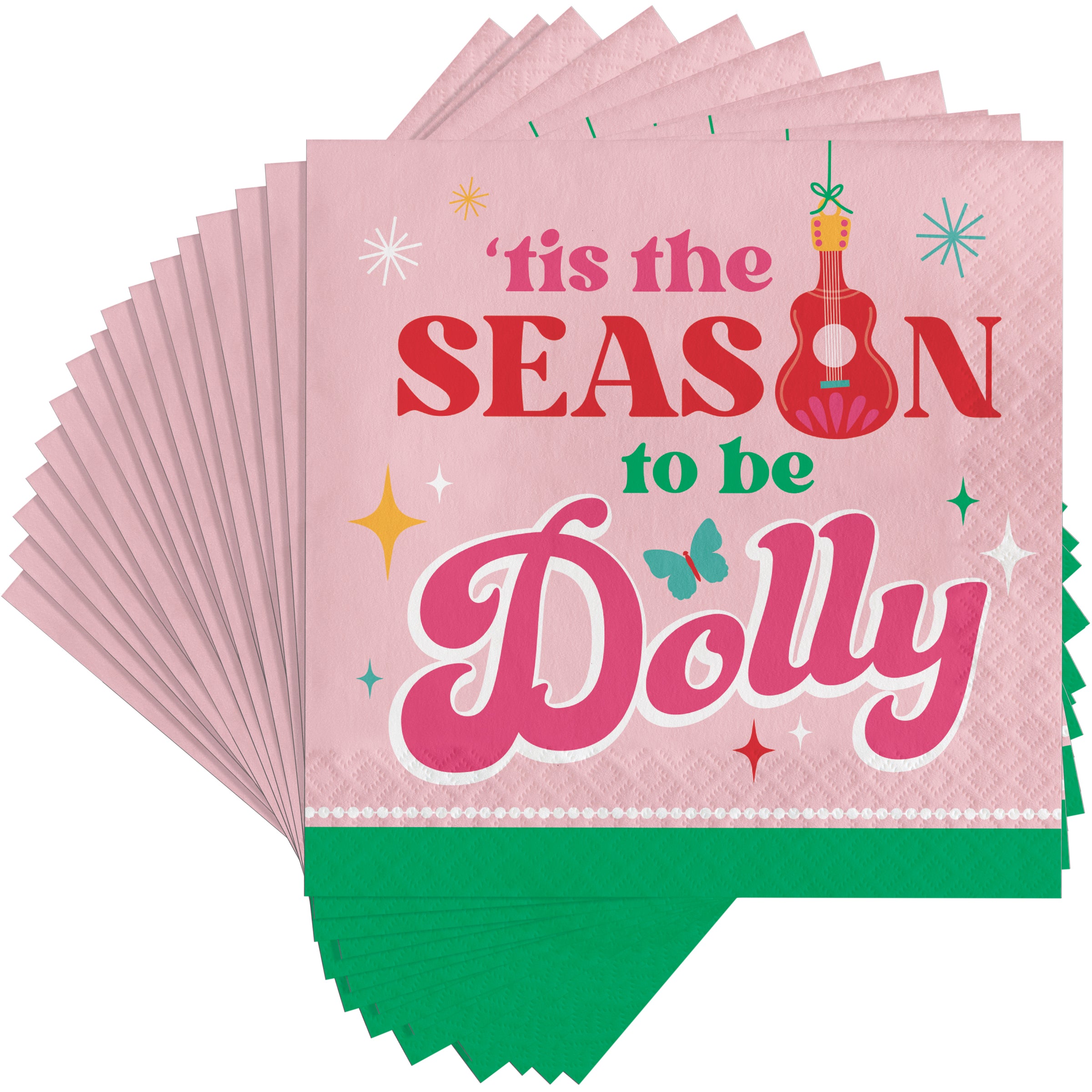 'Tis The Season to be Dolly Napkins