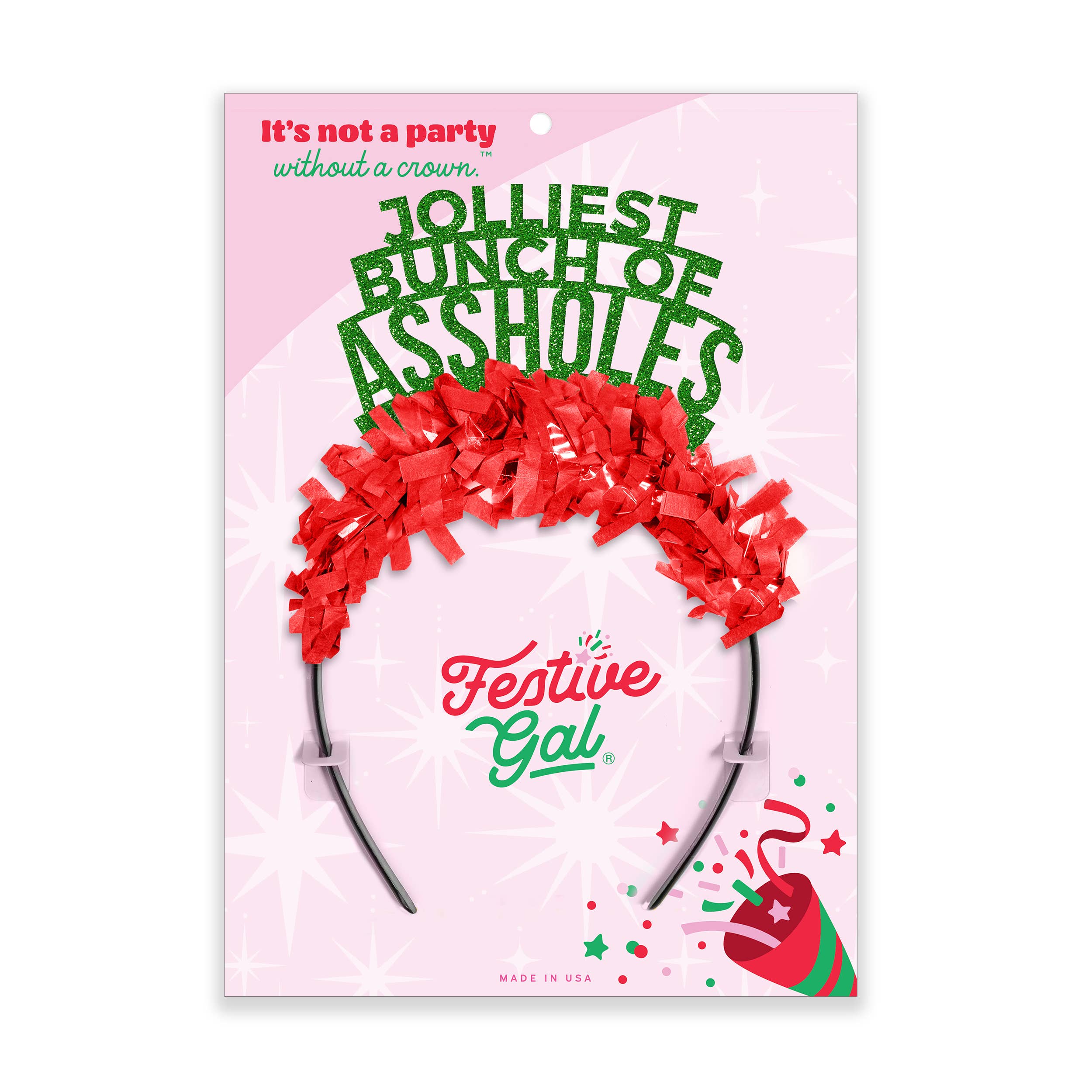 Jolliest Bunch of Assholes Christmas Vacation Headband