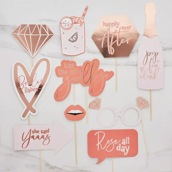 Bachelorette Photo Booth Props
