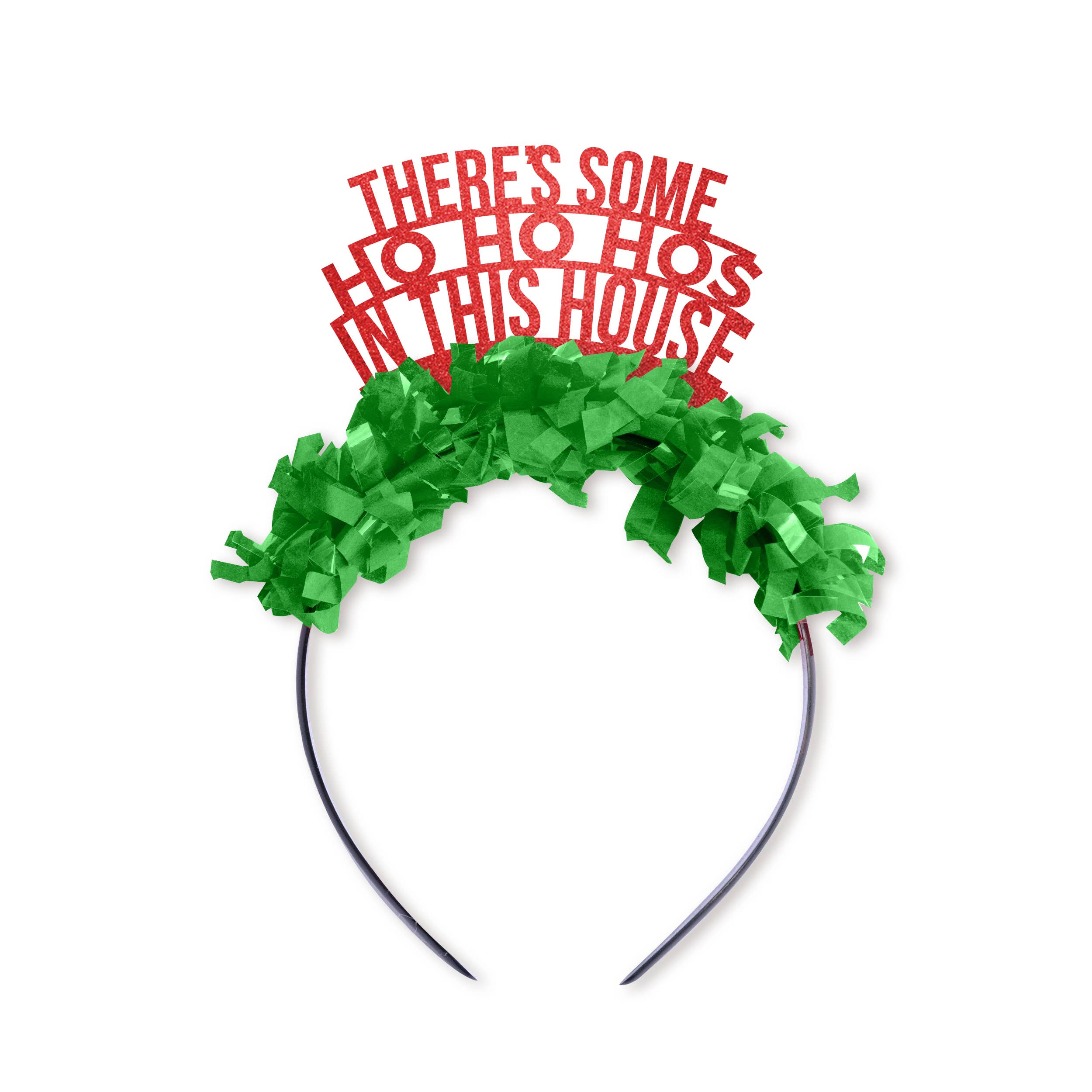 Ho Ho Ho's In This House Holiday Christmas Crown Headband