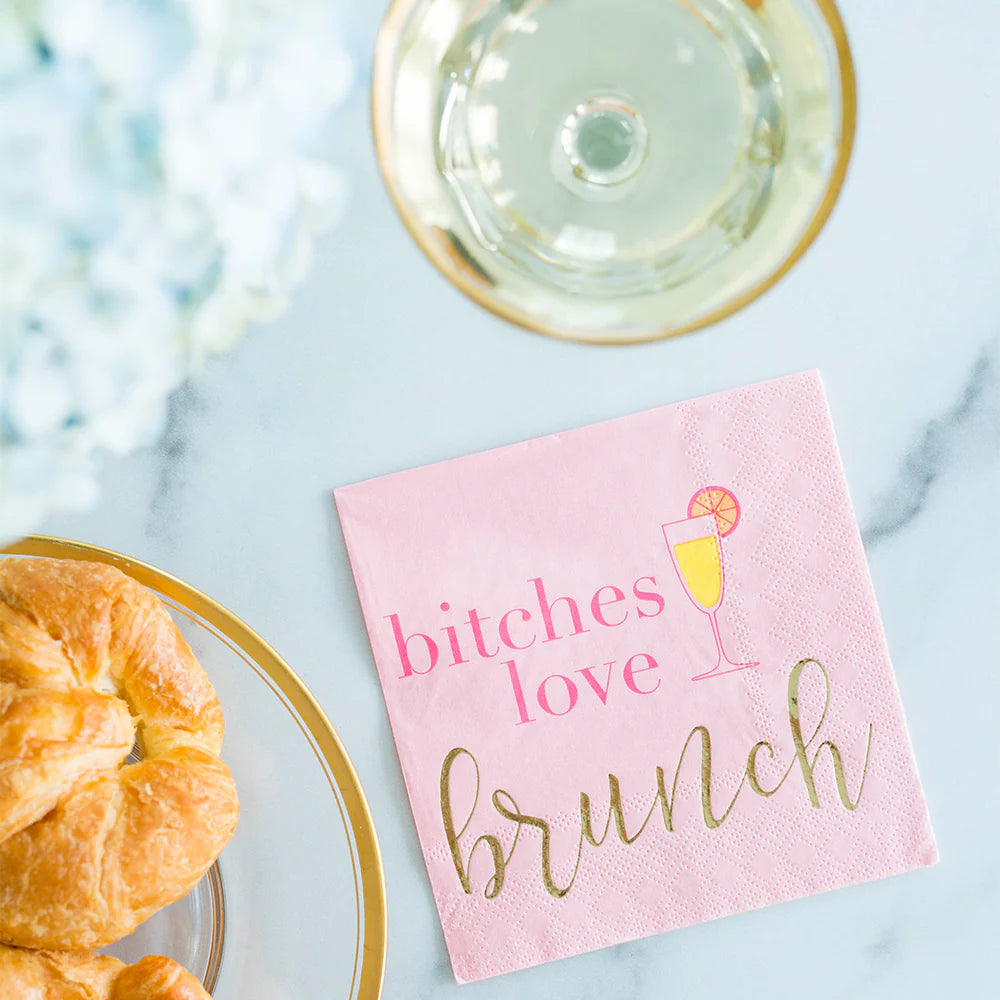 Bitches Love Brunch Cocktail Napkins