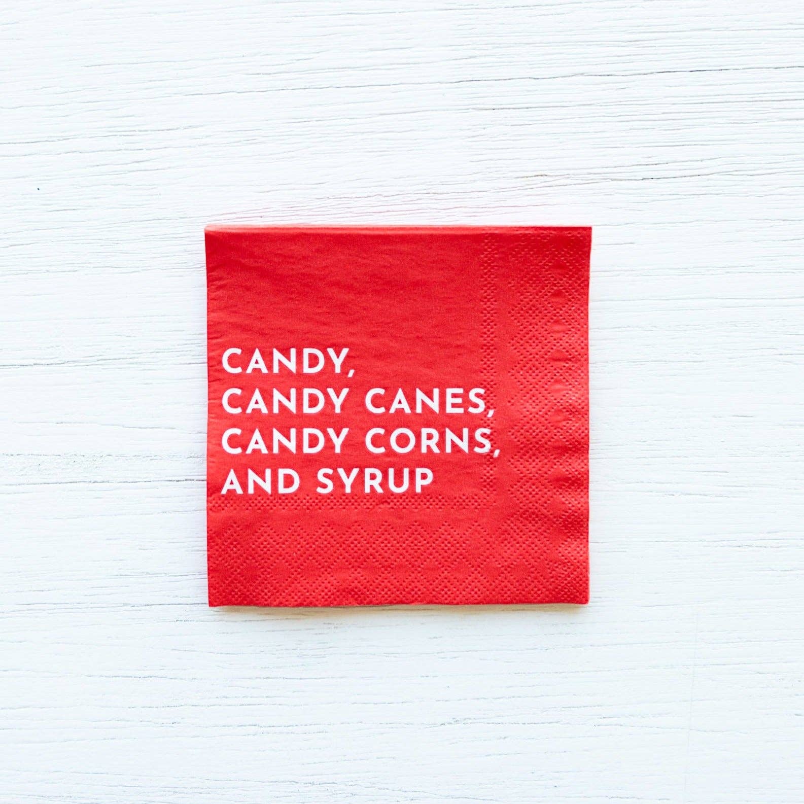 Elf Candy Cocktail Napkins