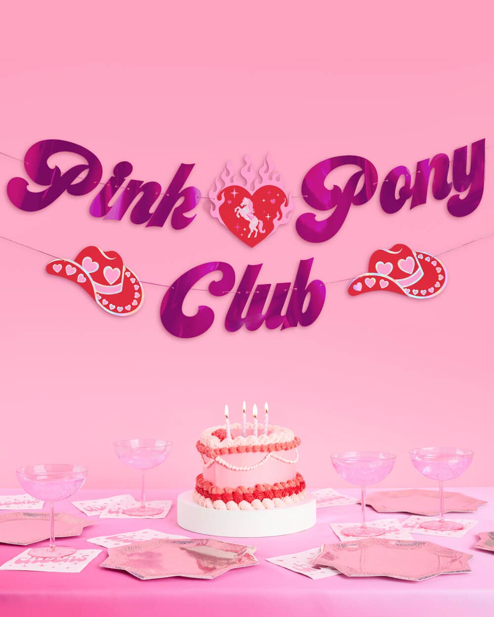 Pink Pony Club Banner