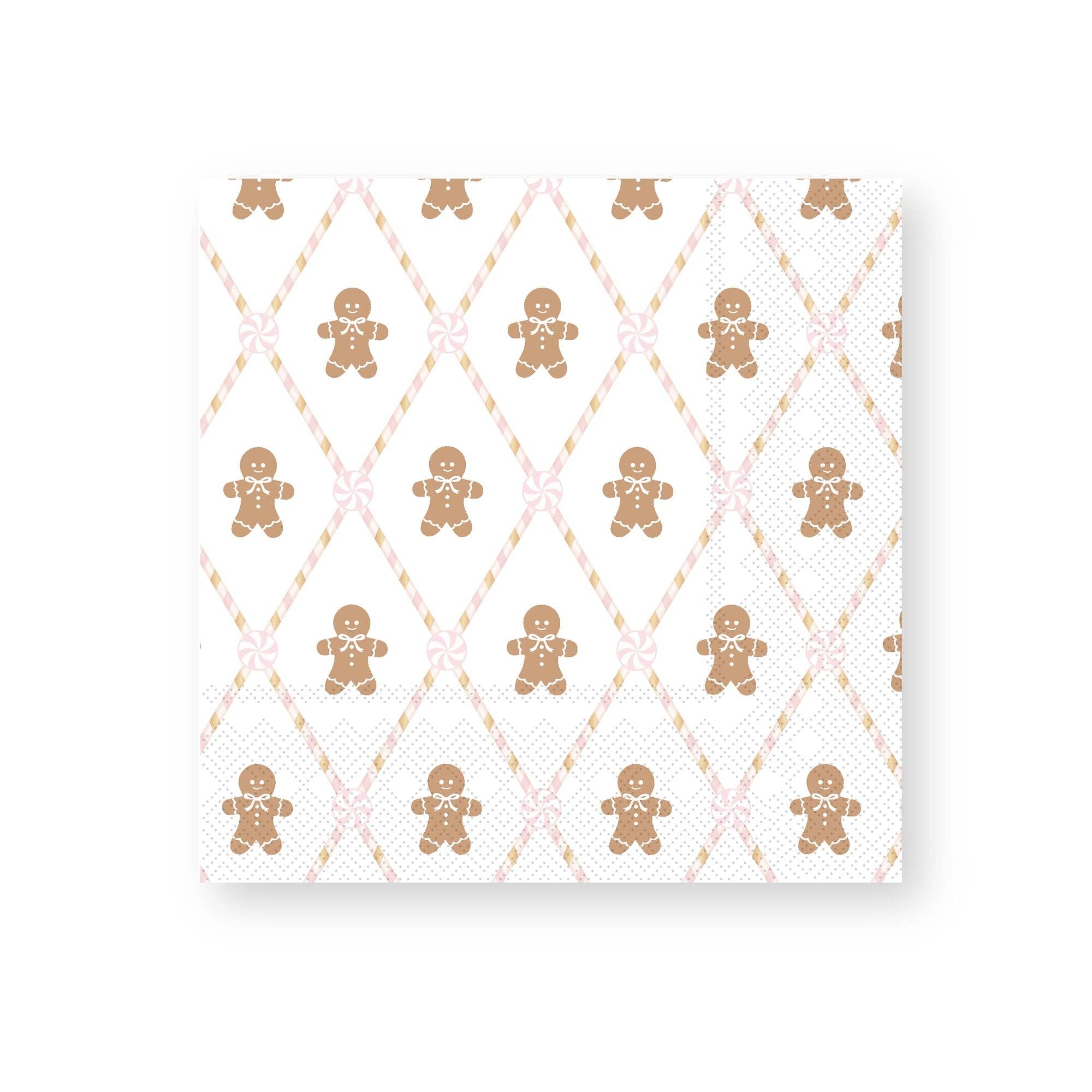 Pink Gingerbread Napkins