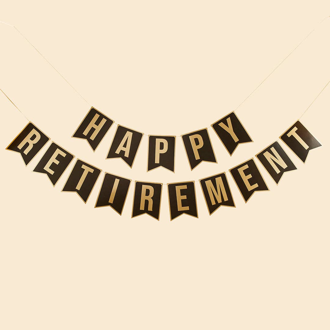 Happy Retirement Banner