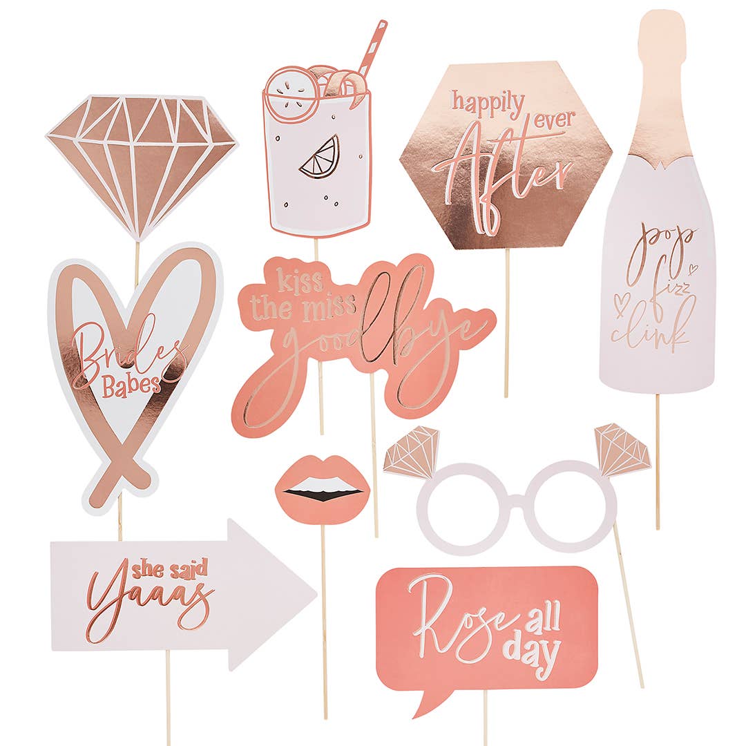 Bachelorette Photo Booth Props