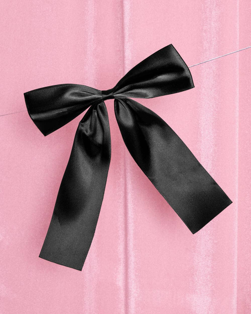 Little Black Bow Birthday Banner