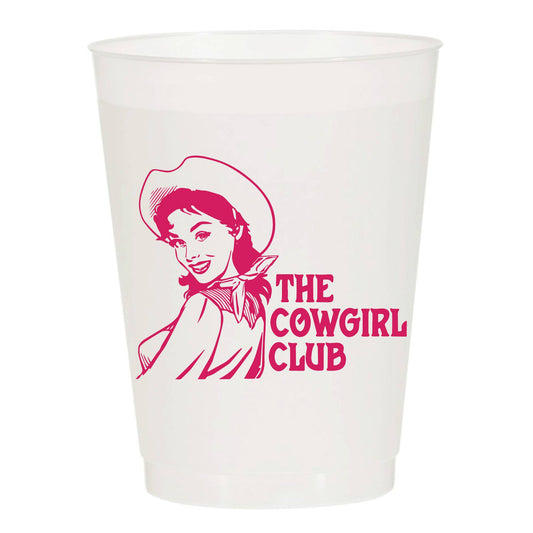 The Cowgirl Club Rodeo Frosted Cups - Set of 6