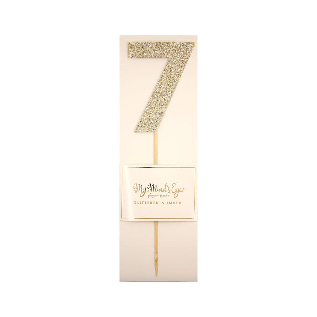 Basic Glitter Number 7