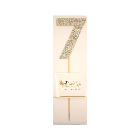 Basic Glitter Number 7