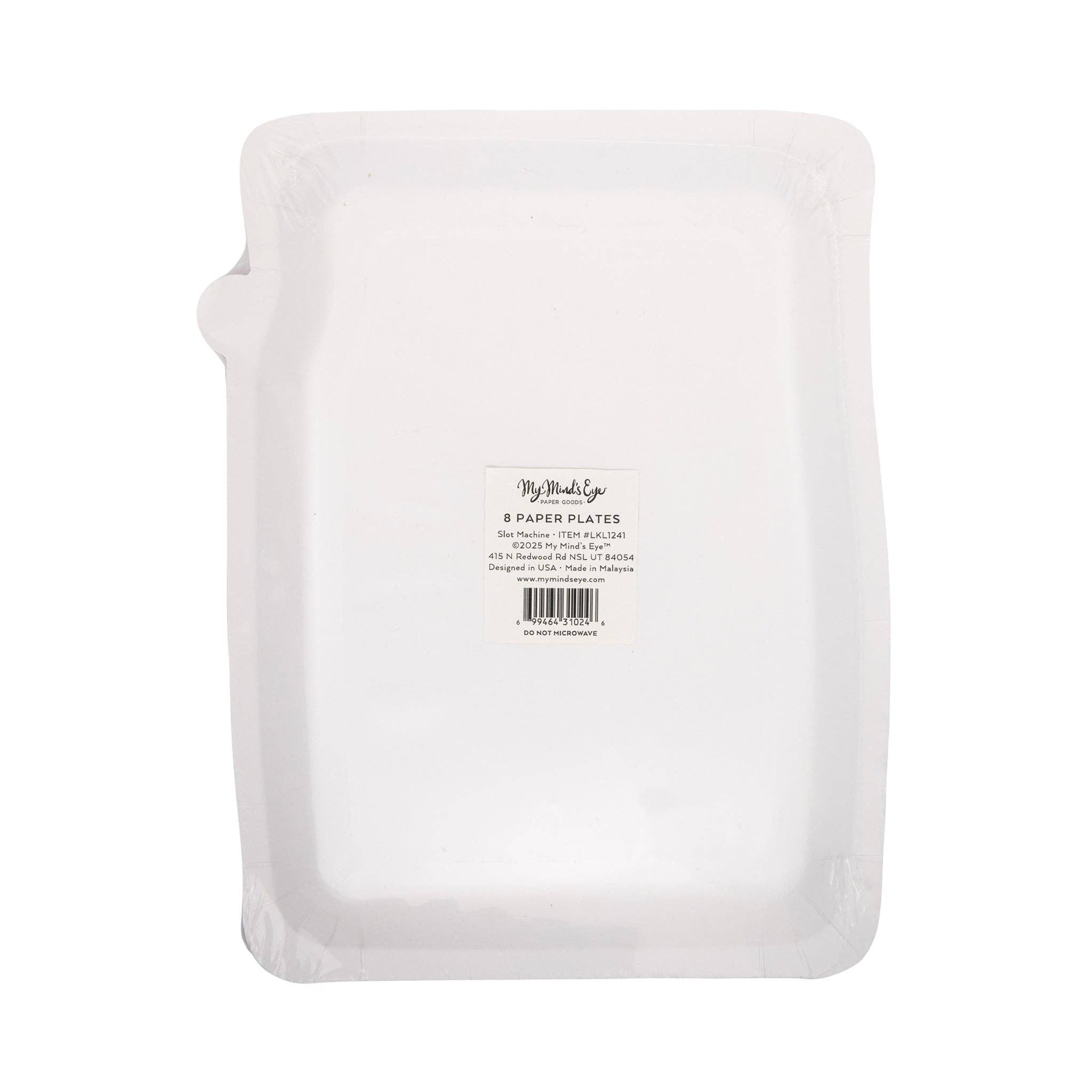 Slot Machine Shaped Plate