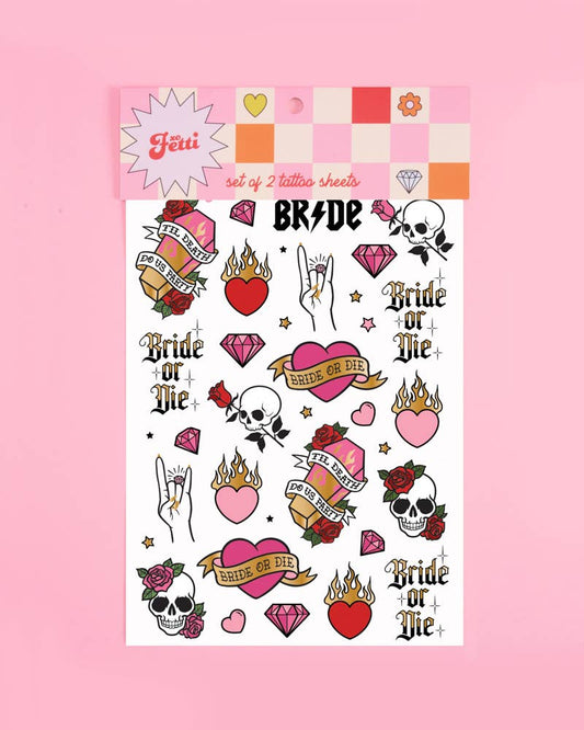 Bachelorette Party Temporary Tattoos