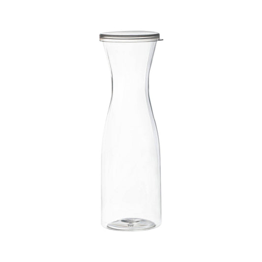 35 oz. Clear Large Plastic Wine Carafe with Lid