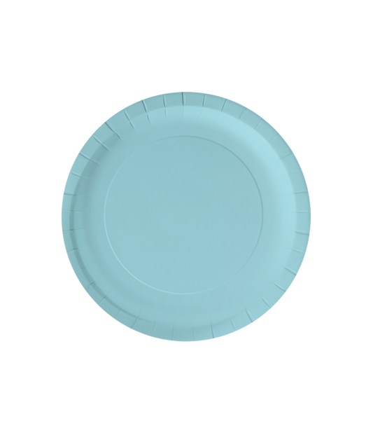 Pastel Blue Plates