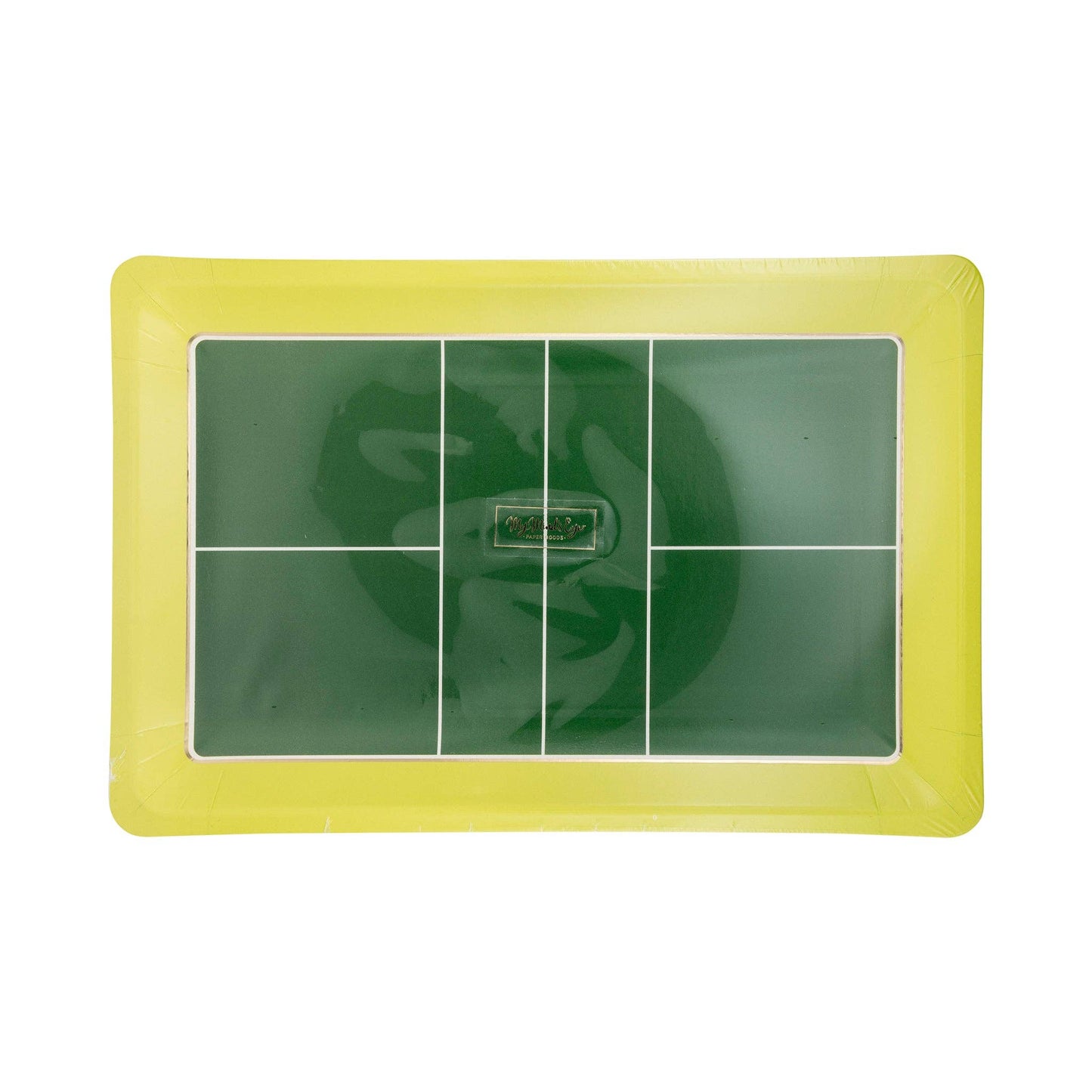 Pickleball Court Shaped Paper Plate