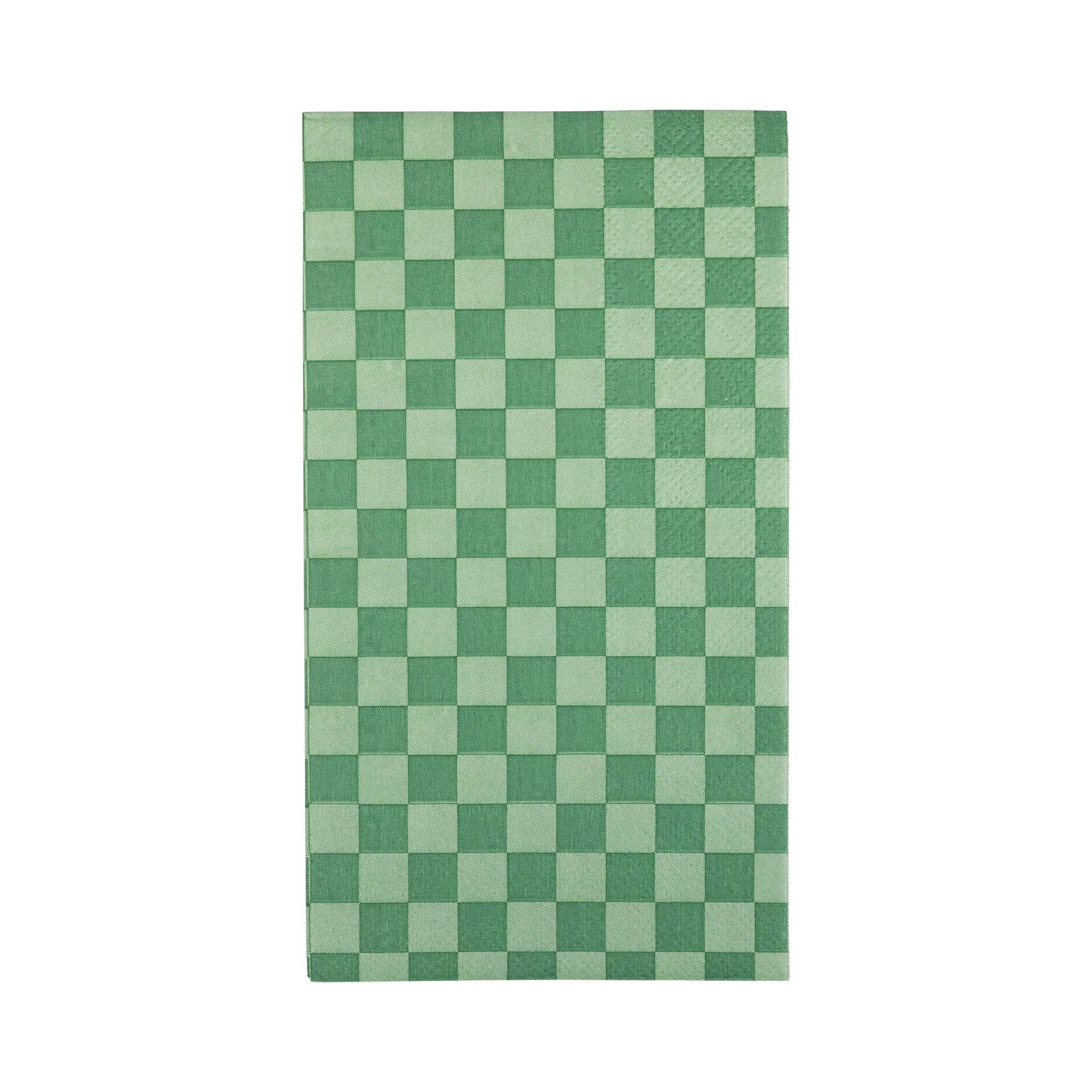 Checkered Paper Dinner Napkins