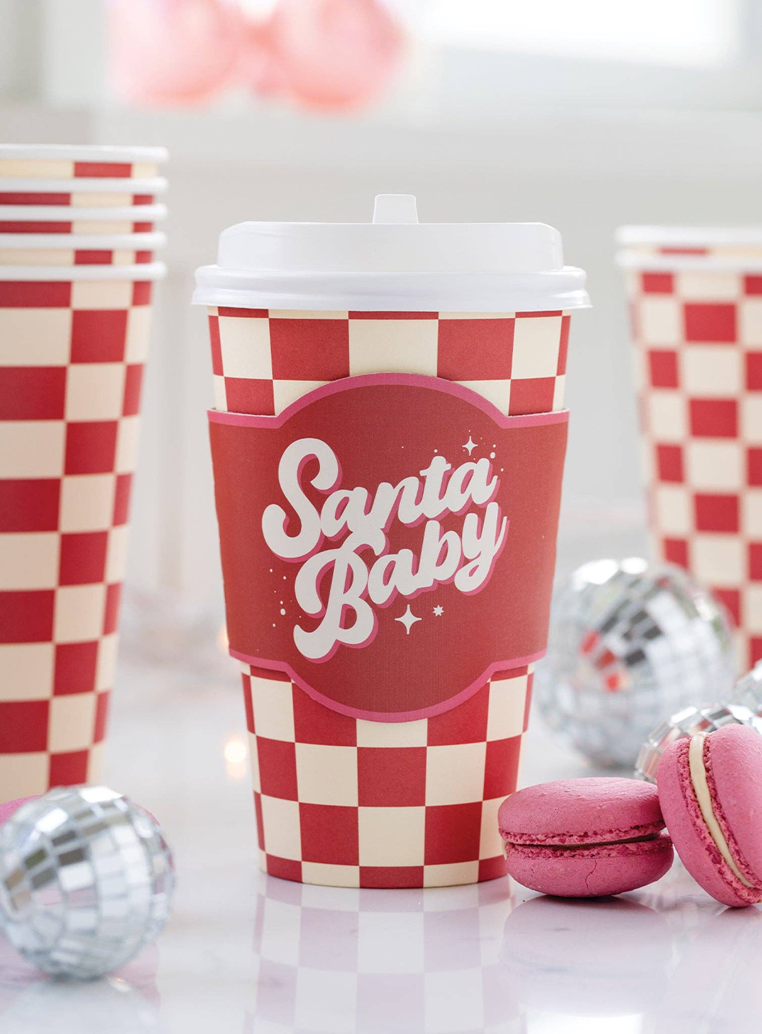 Santa Baby To Go Cups - Set of 8