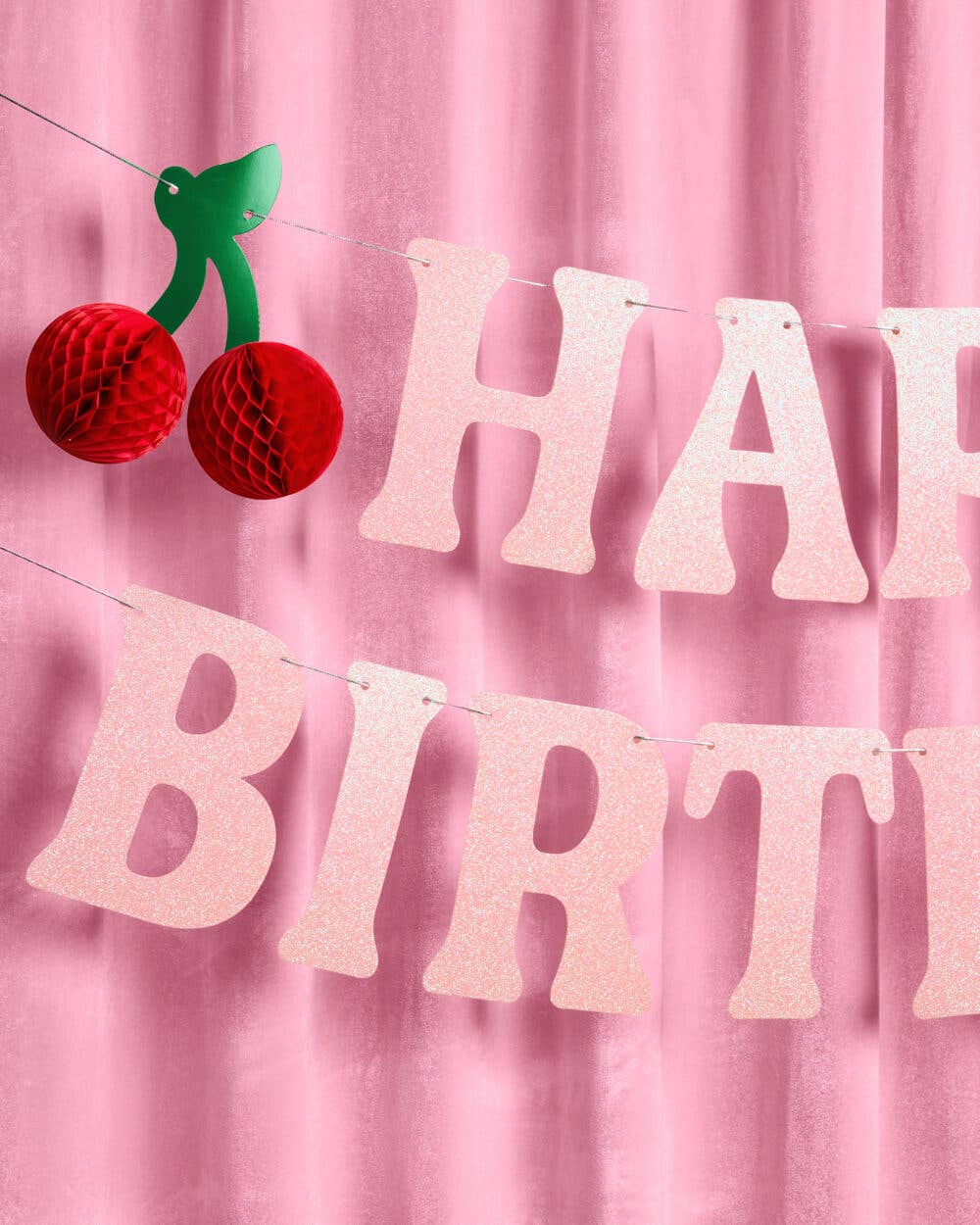 Cherry Birthday Banner