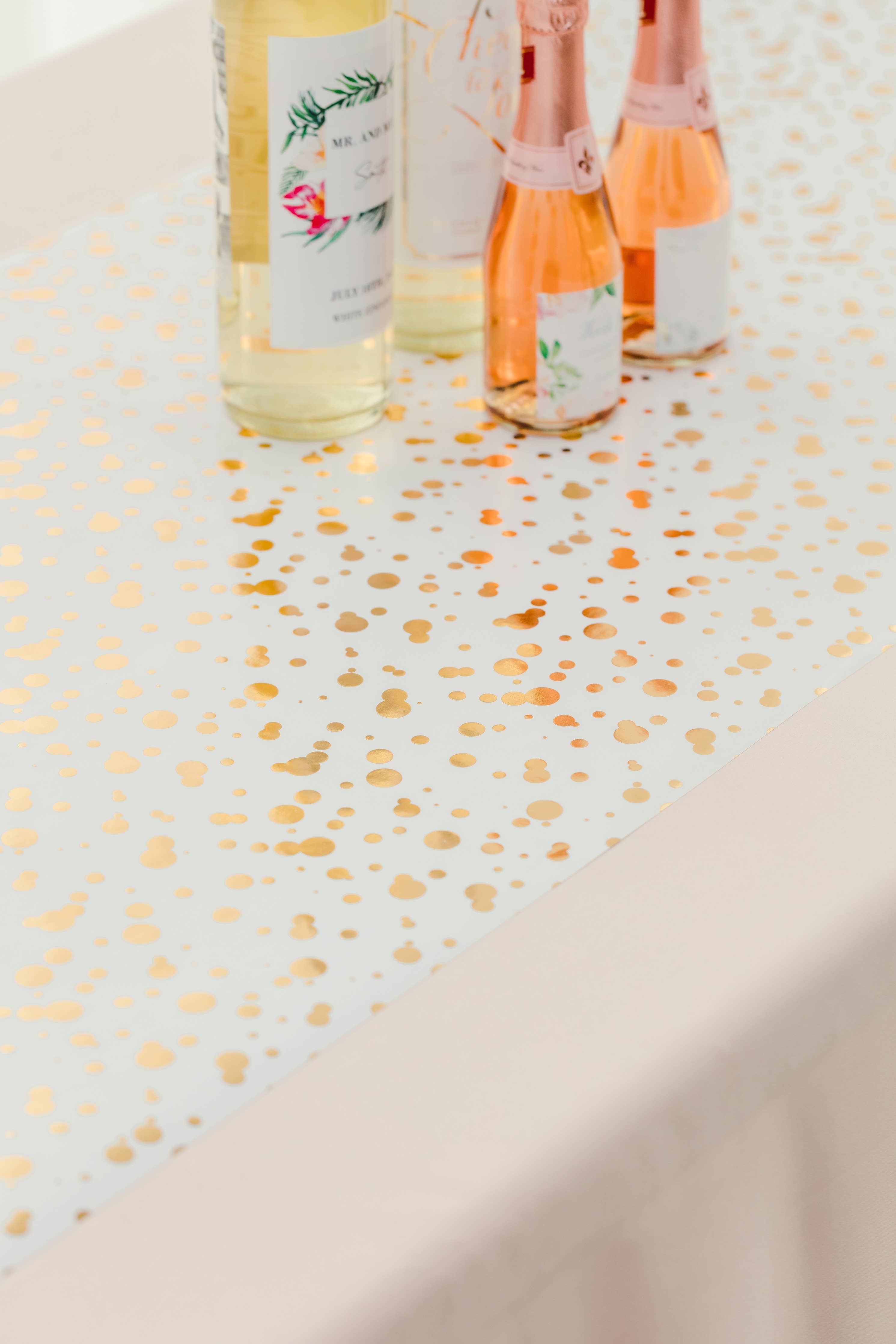 Gold Confetti Table Runner
