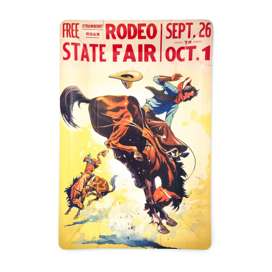 Rodeo Poster Plates - Set of 8