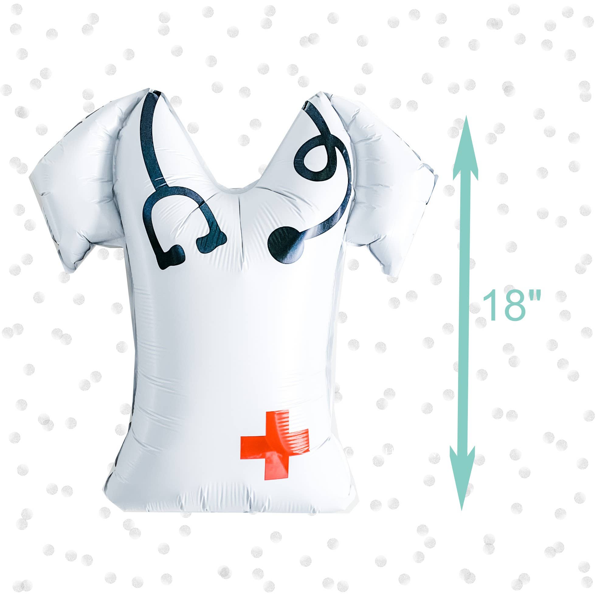 Nurse Themed Scrub Top Balloon