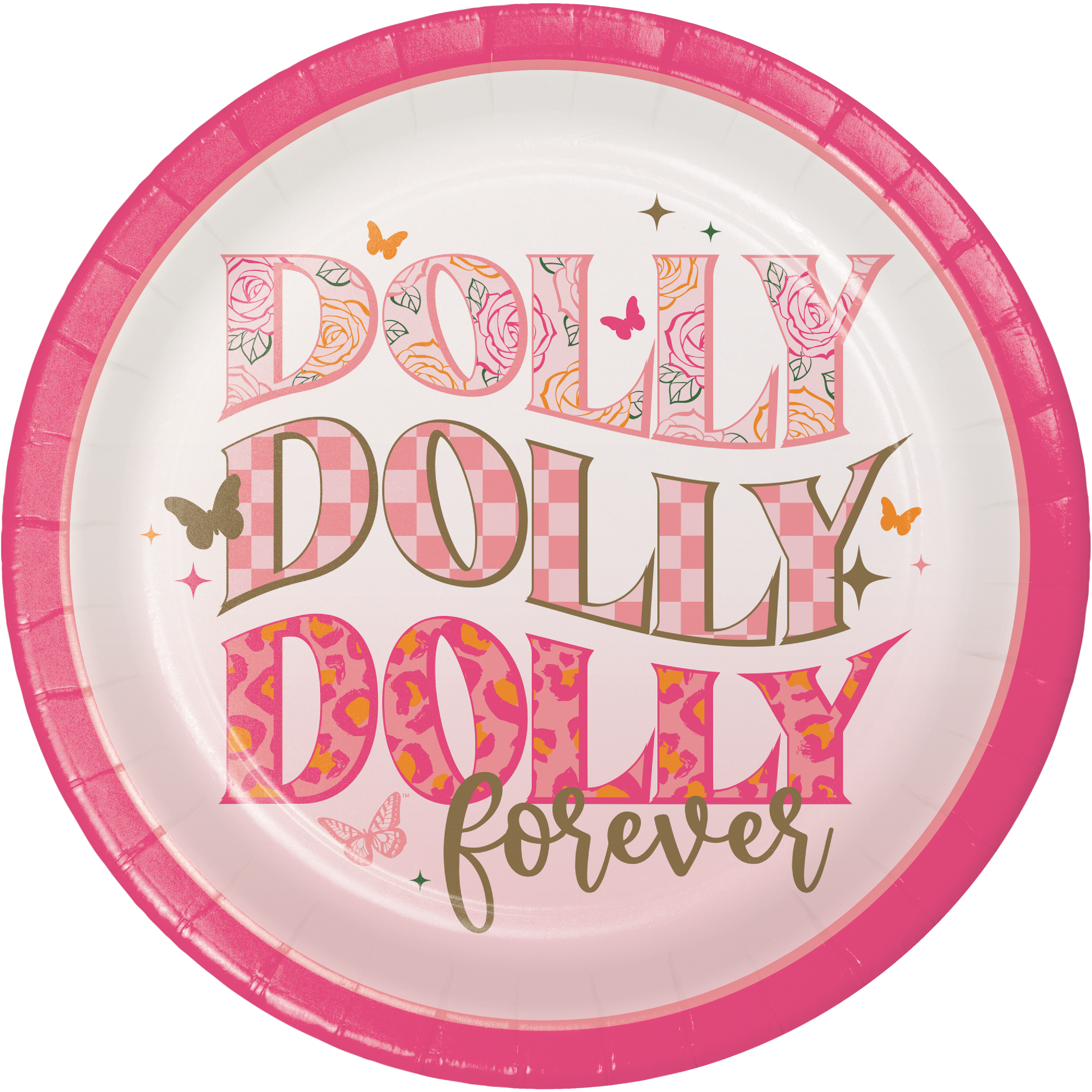 Dolly Forever Cocktail Plates