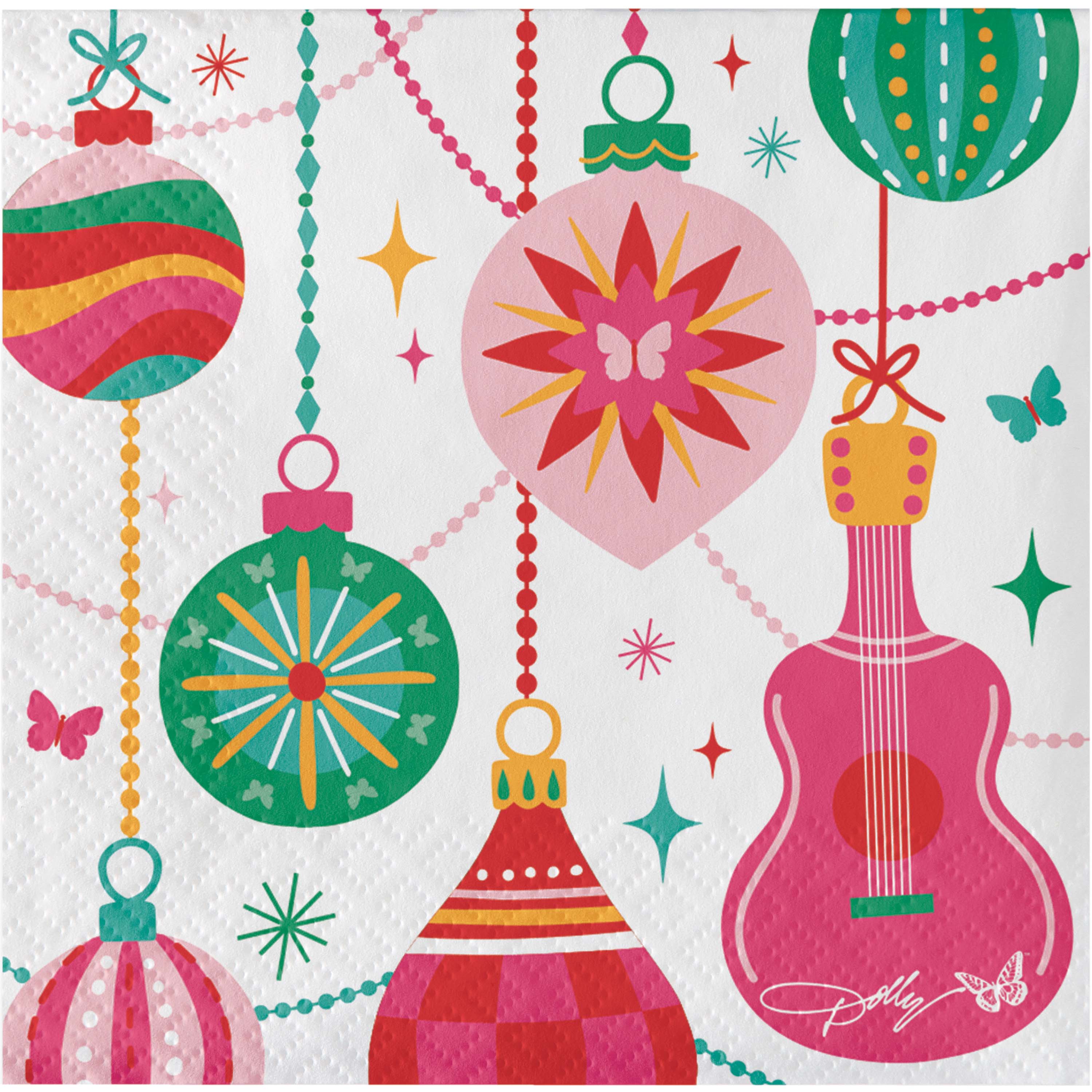 Holly Dolly Cocktail Napkins