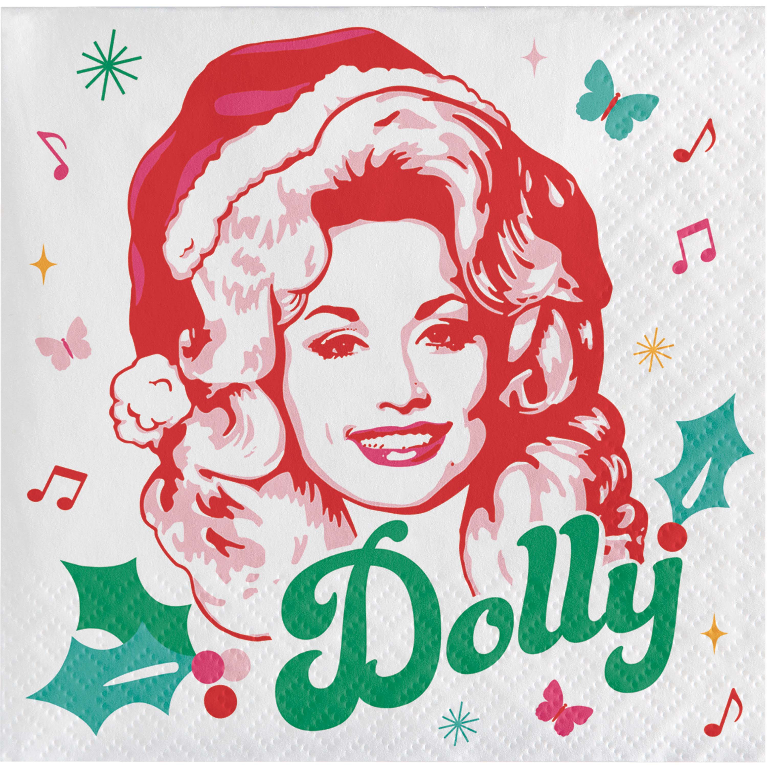 Holly Dolly Cocktail Napkins