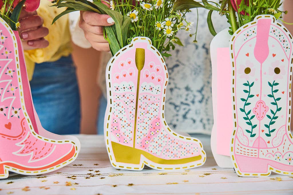 Boot Scoot Blooms Pop-Up Vase Slip Covers