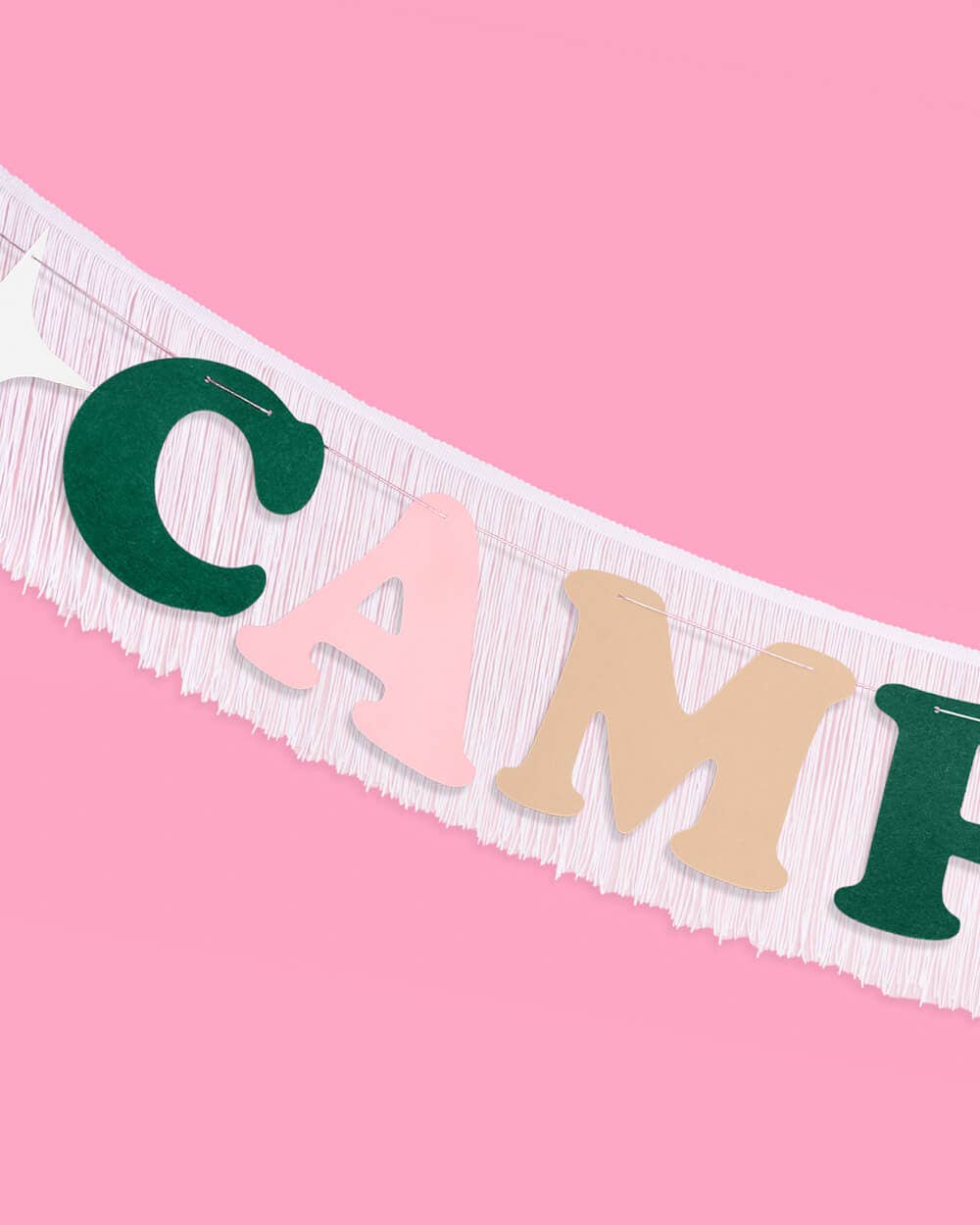 Camp Bride Fringe Banner