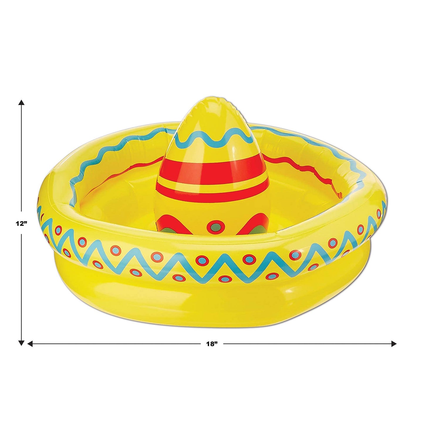 Fiesta Inflatable Sombrero Cooler