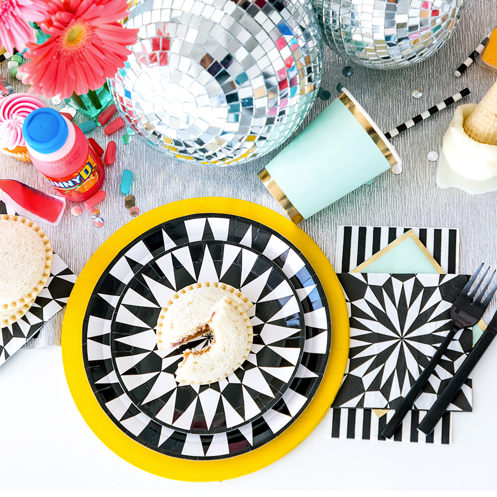 Kaleidoscope Plates - 2 Size Options - 8 Pack
