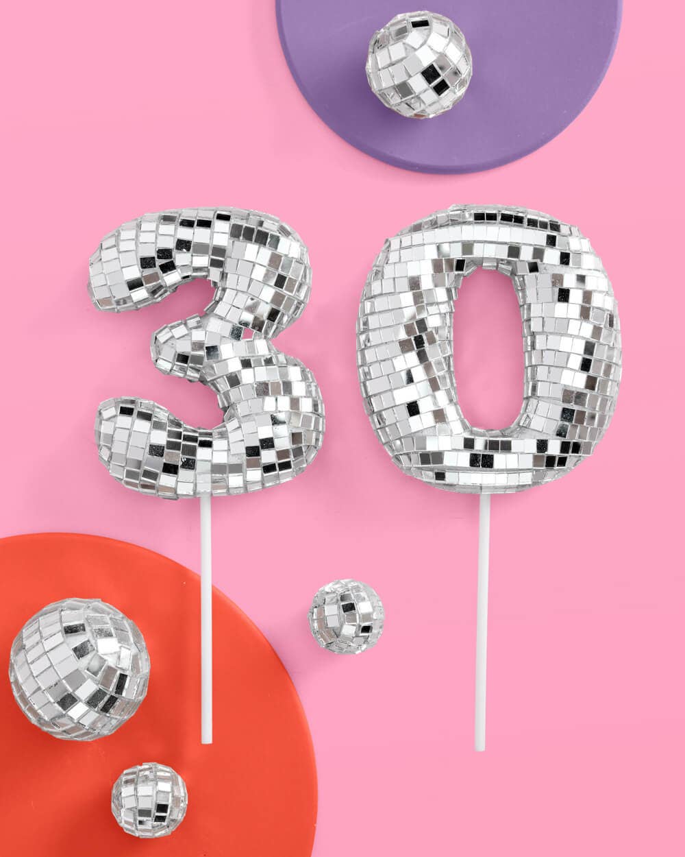 30 Disco Cake Topper