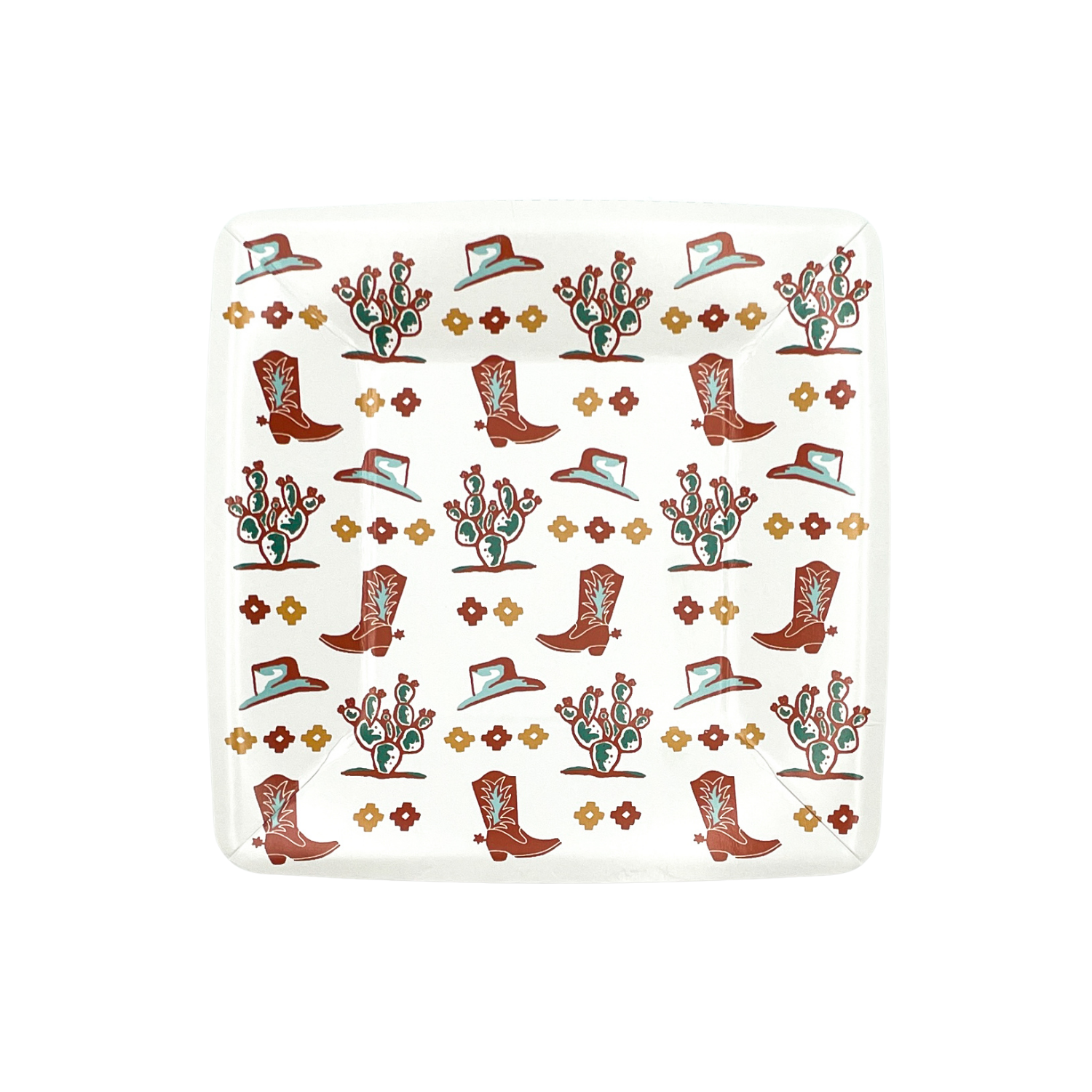 Vintage Desert Dessert Plates - Set of 8