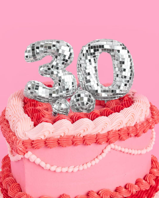 30 Disco Cake Topper