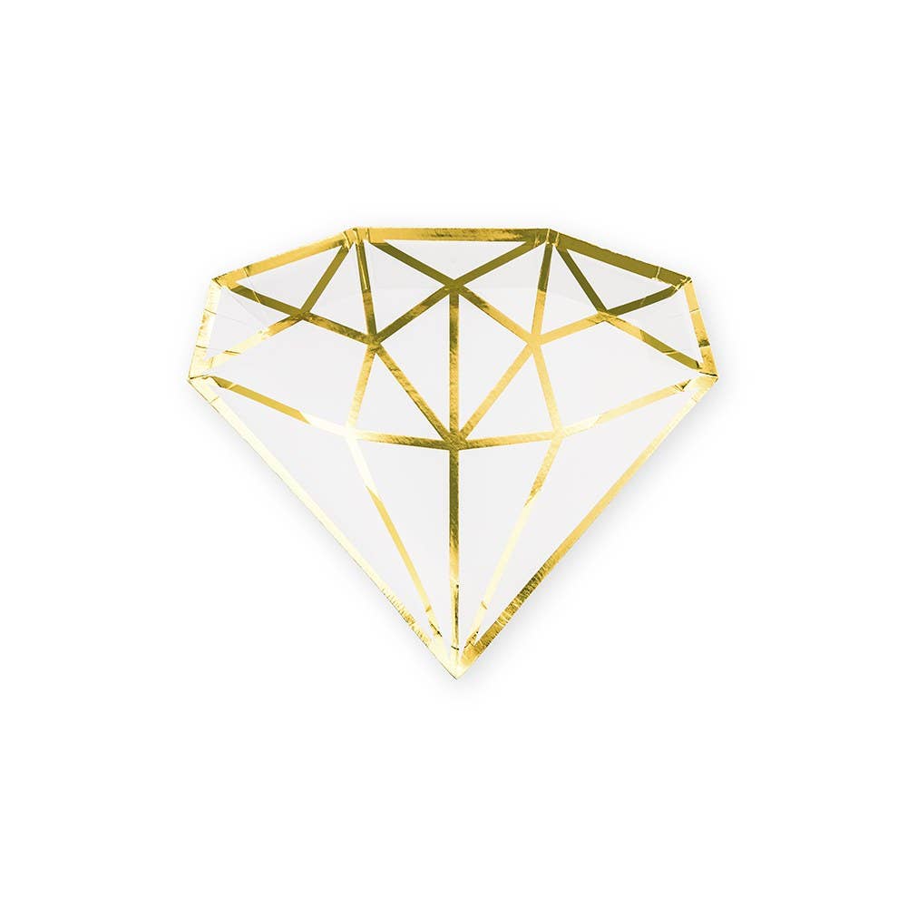 Diamond Cocktail Plates