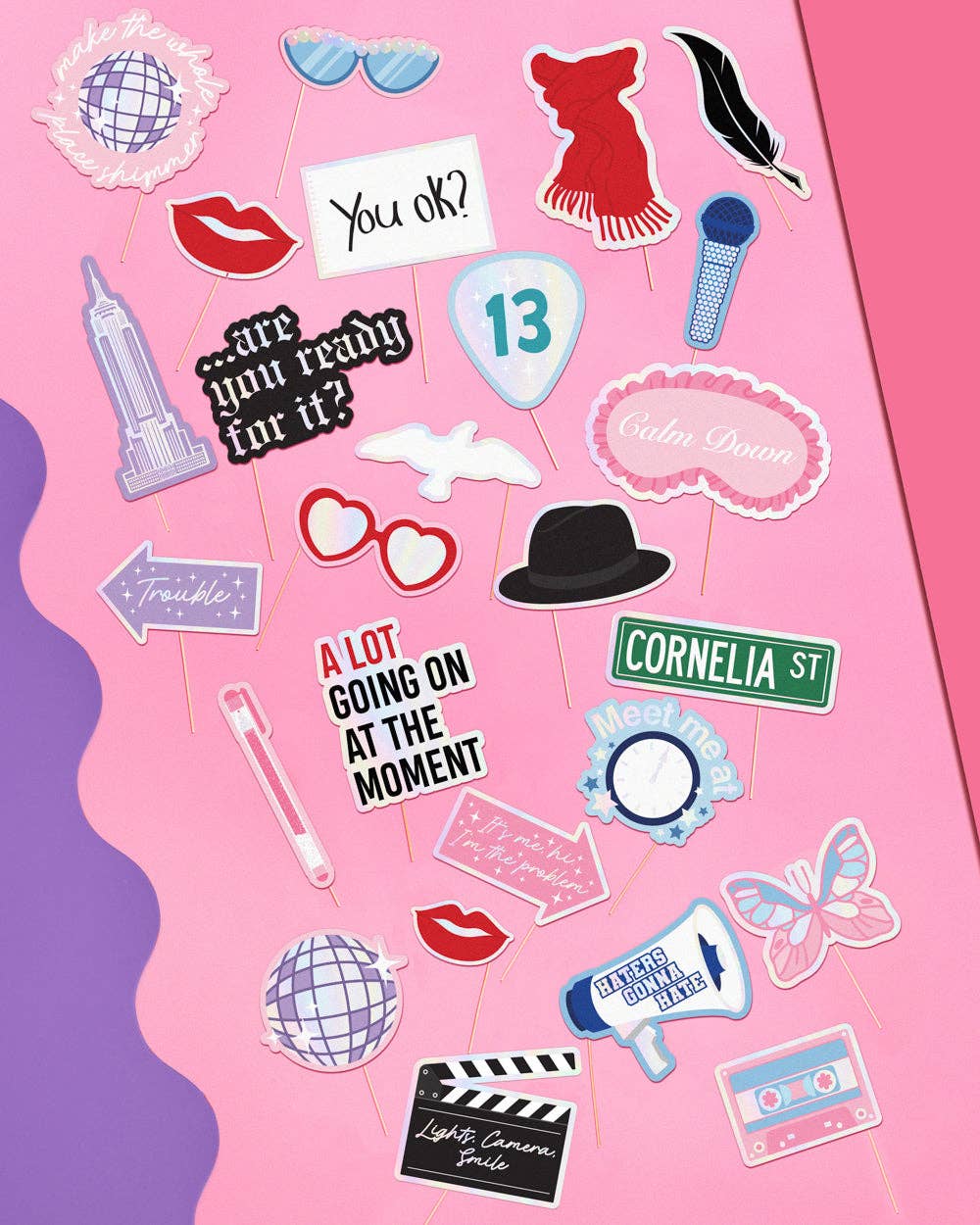 I'm the Problem - Taylor Swift Photo Booth Prop Set
