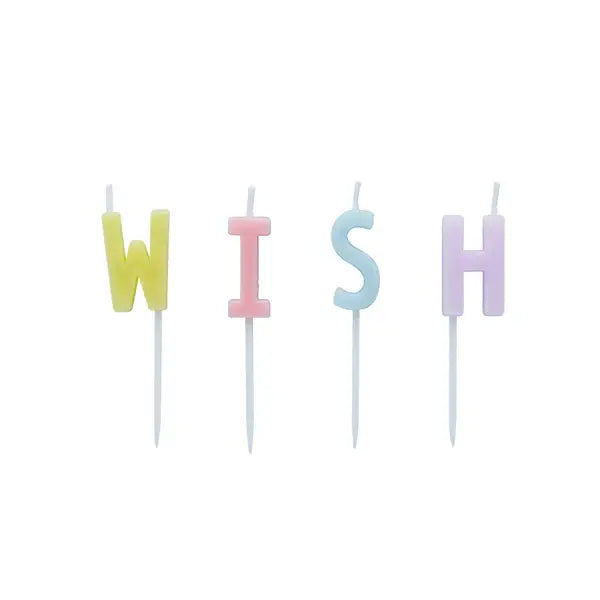 Pastel 'Wish' Candles