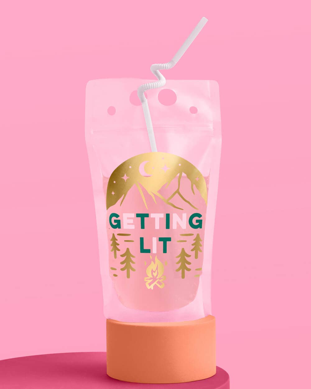 Camp Bride Drink Pouches