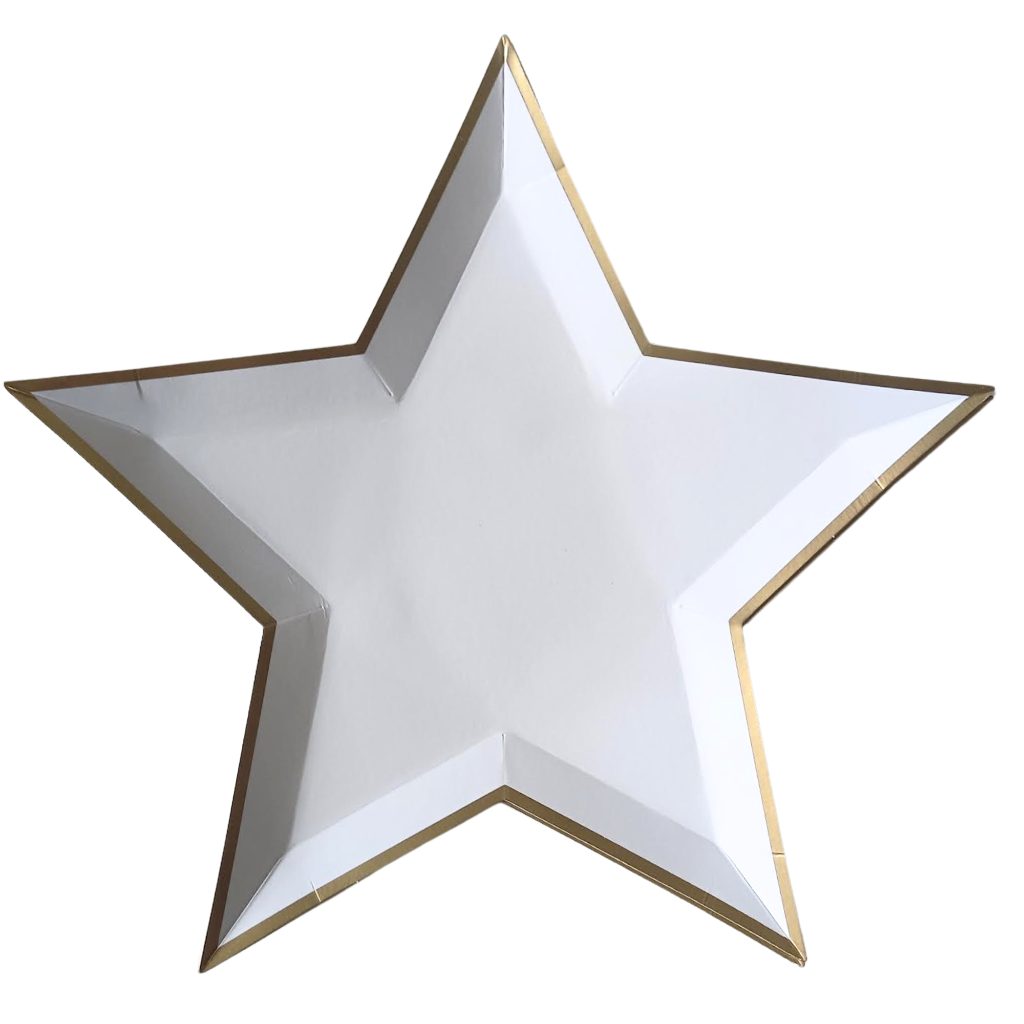 White Star Shaped Plates