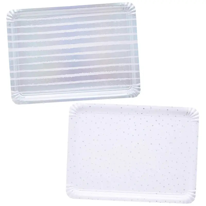 Iridescent Serving Trays - Set of 4