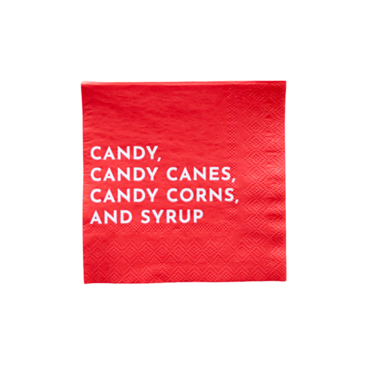 Elf Candy Cocktail Napkins