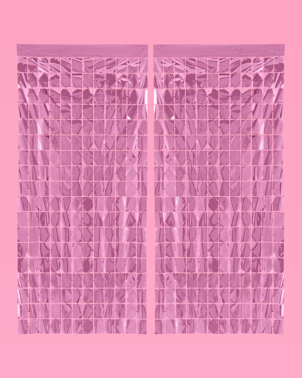 Pink Foil Party Curtain