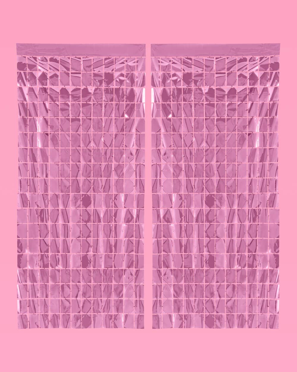 Pink Foil Party Curtain
