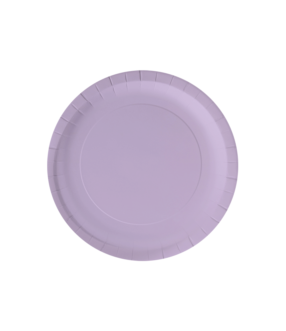 Pastel Purple Plates