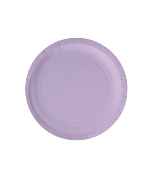Pastel Purple Plates